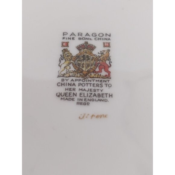 Vintage Paragon Square Cake/Dessert Plate 9 1/4" RARE 1950's - Picture 7 of 10